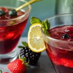 Berry Infused Champagne Cocktail