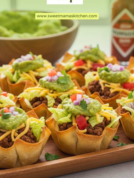 Easy Taco Salad Cups Recipe