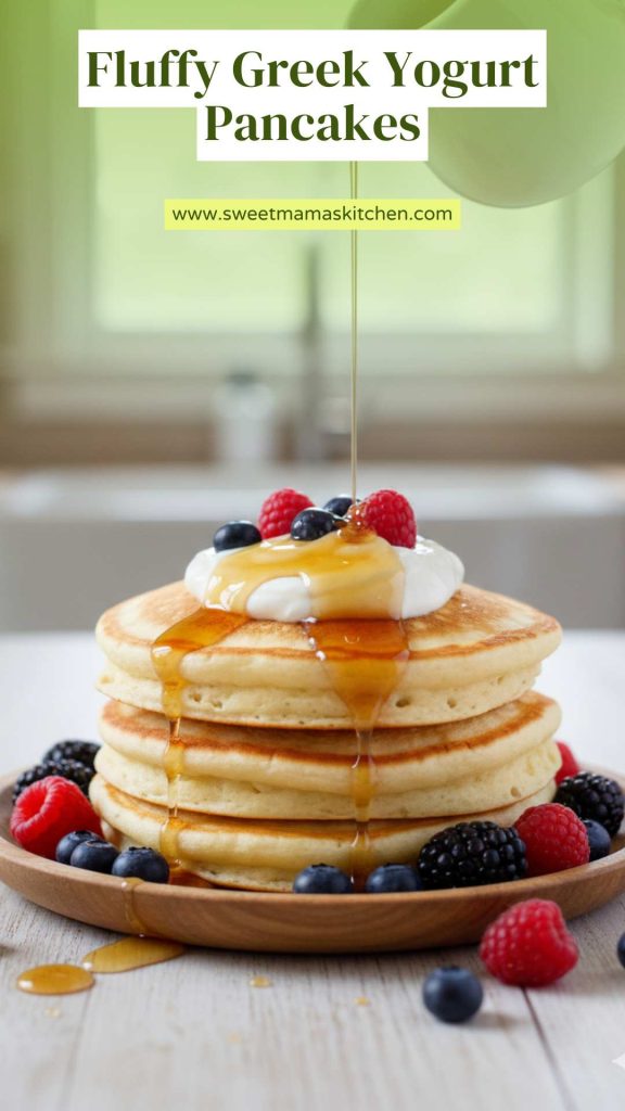 Fluffy Greek Yogurt Pancakes