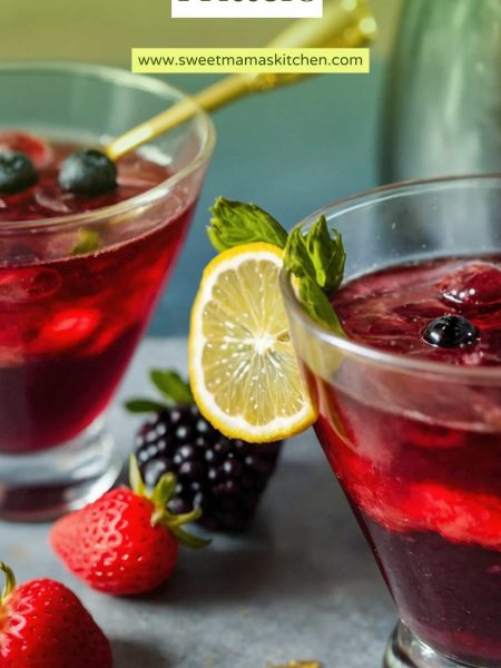Berry Infused Champagne Cocktail