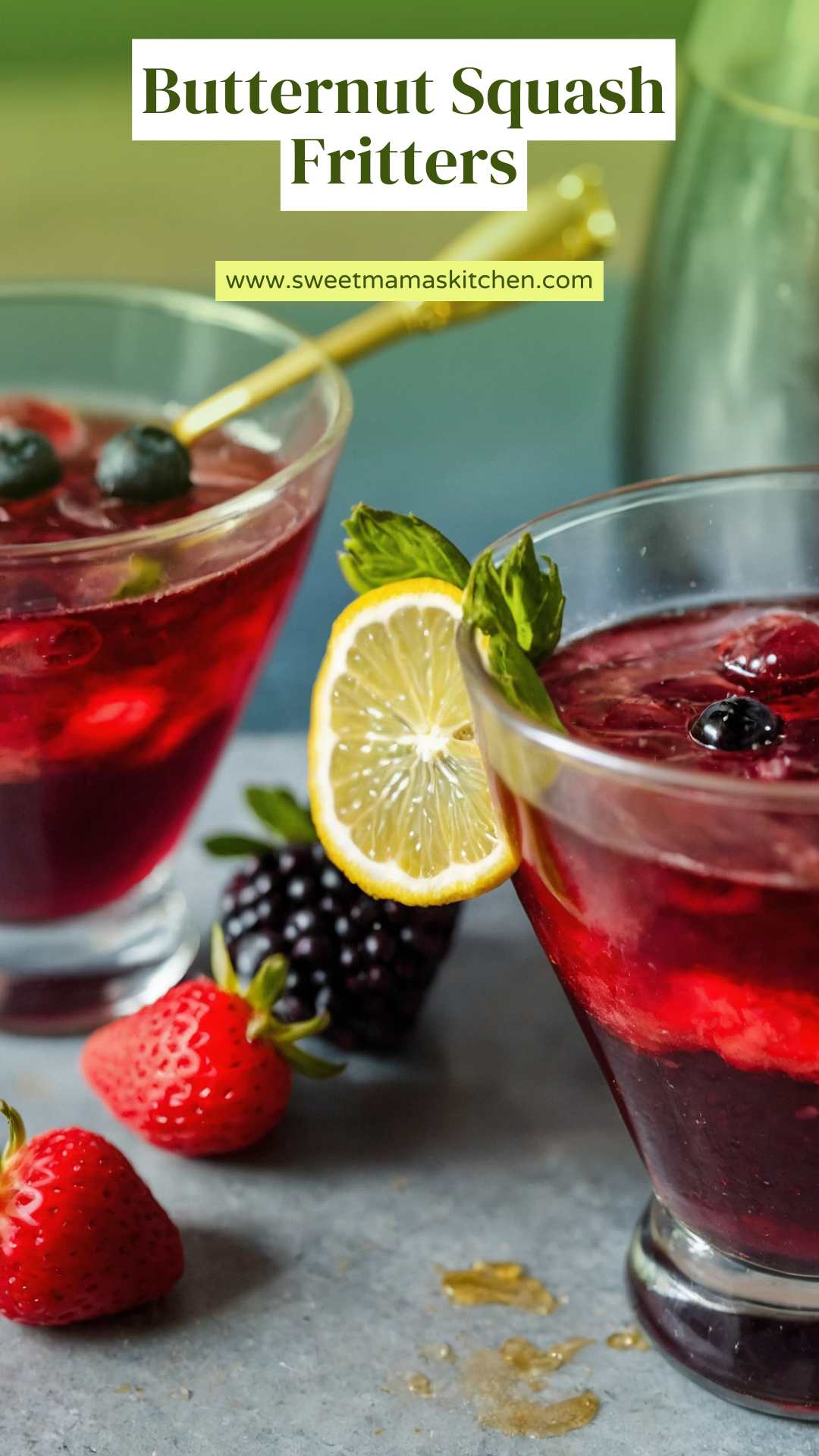 Berry Infused Champagne Cocktail