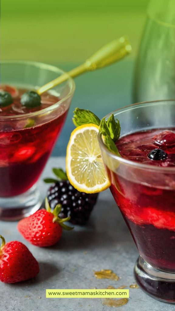 How to make Berry Infused Champagne Cocktail