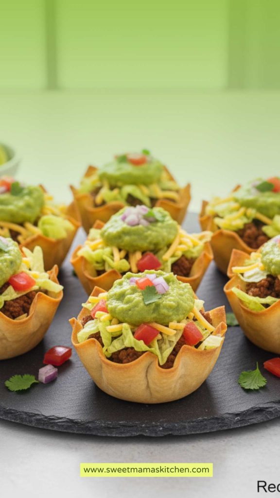 Easy Taco Salad Cups
