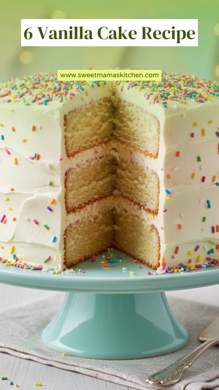 6 Vanilla Cake Recipe – Sweet Mama’s Kitchen