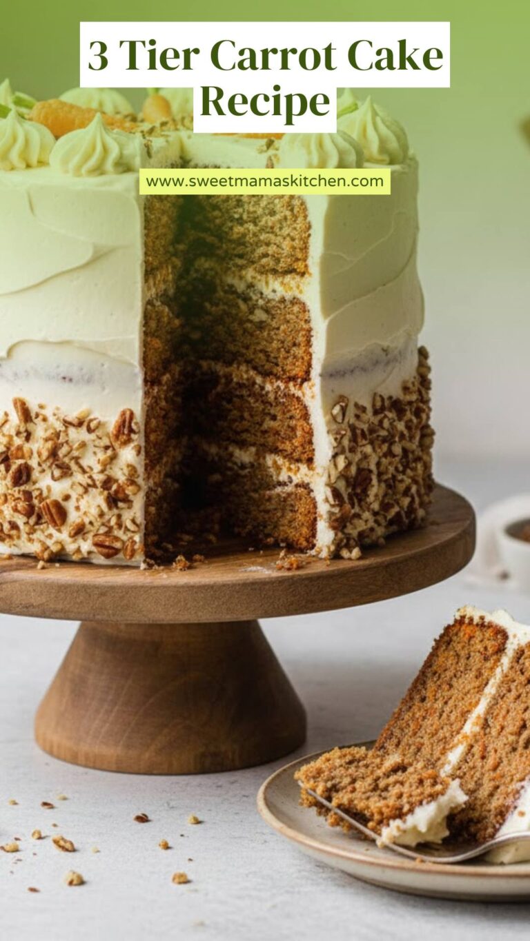 3 Tier Carrot Cake Recipe – Sweet Mama’s Kitchen