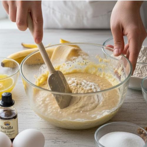 Step 4: Mix Wet and Dry Ingredients Step 4: Mix Wet and Dry Ingredients