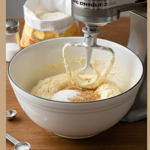 Step 3: Cream the Butter and Sugars Step 3: Cream the Butter and Sugars