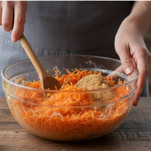Step 2: Prepare the Carrot Mixture