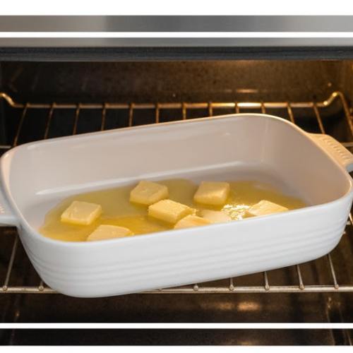 Step 3: Preheat the Oven and Melt Butter