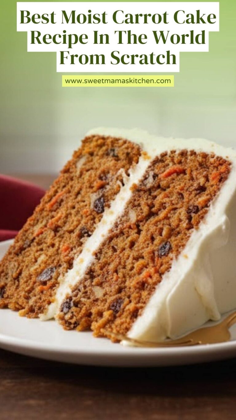 Best Moist Carrot Cake Recipe In The World From Scratch – Sweet Mama’s Kitchen