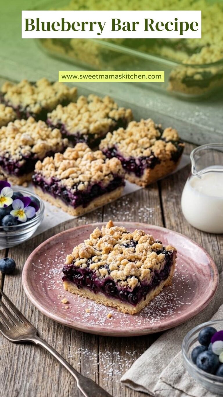 Blueberry Bar Recipe – Sweet Mama’s Kitchen