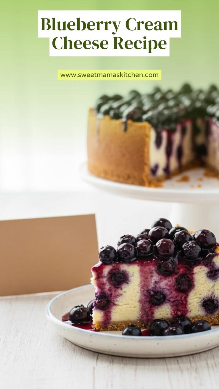 Blueberry Cream Cheese Recipe – Sweet Mama’s Kitchen