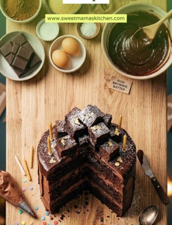 Brownie Birthday Cake Recipe