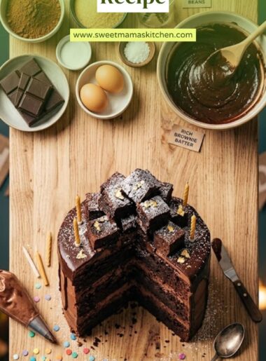 Brownie Birthday Cake Recipe