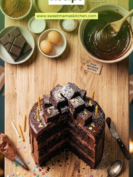 Brownie Birthday Cake Recipe