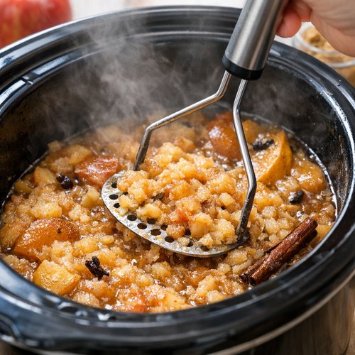 Step 5: Mash the Cooked Fruit