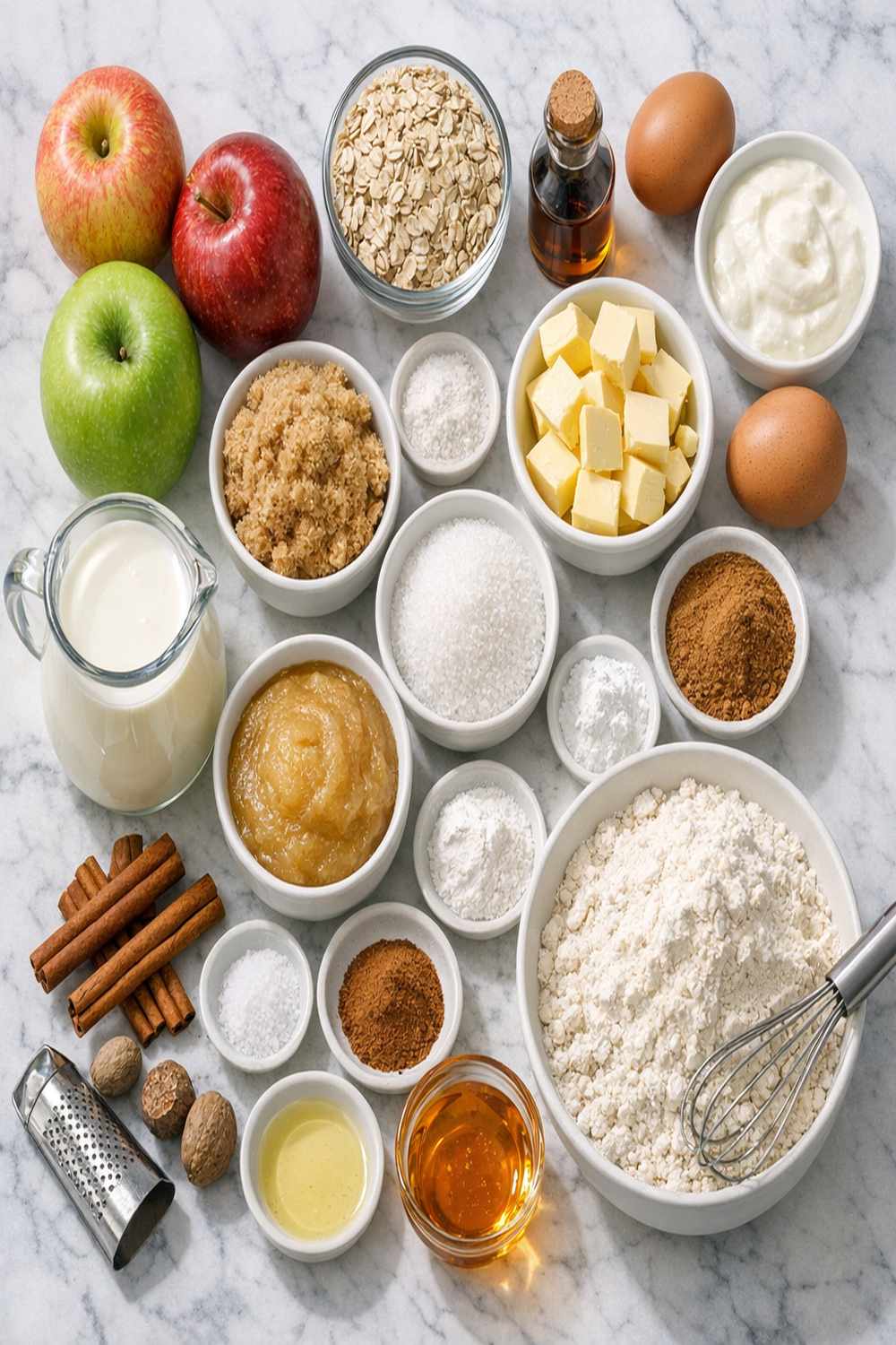 Apple Cinnamon Bread Recipe ingredients