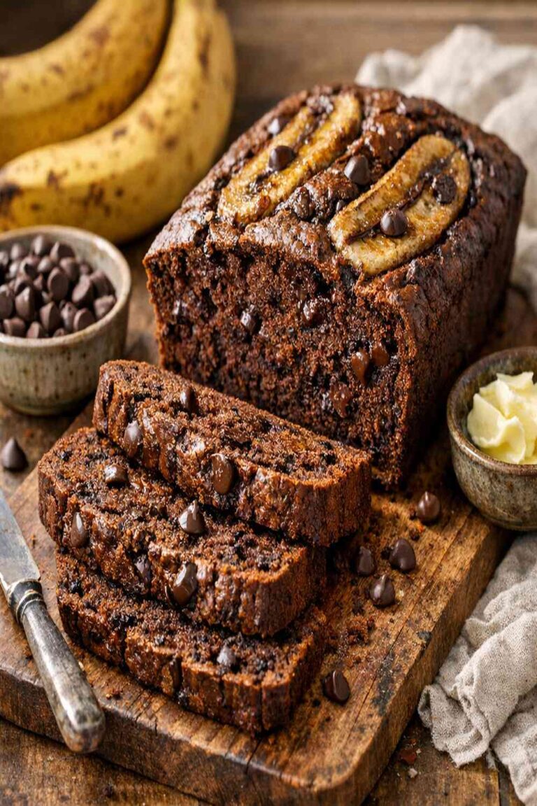 Chocolate Banana Bread Recipe