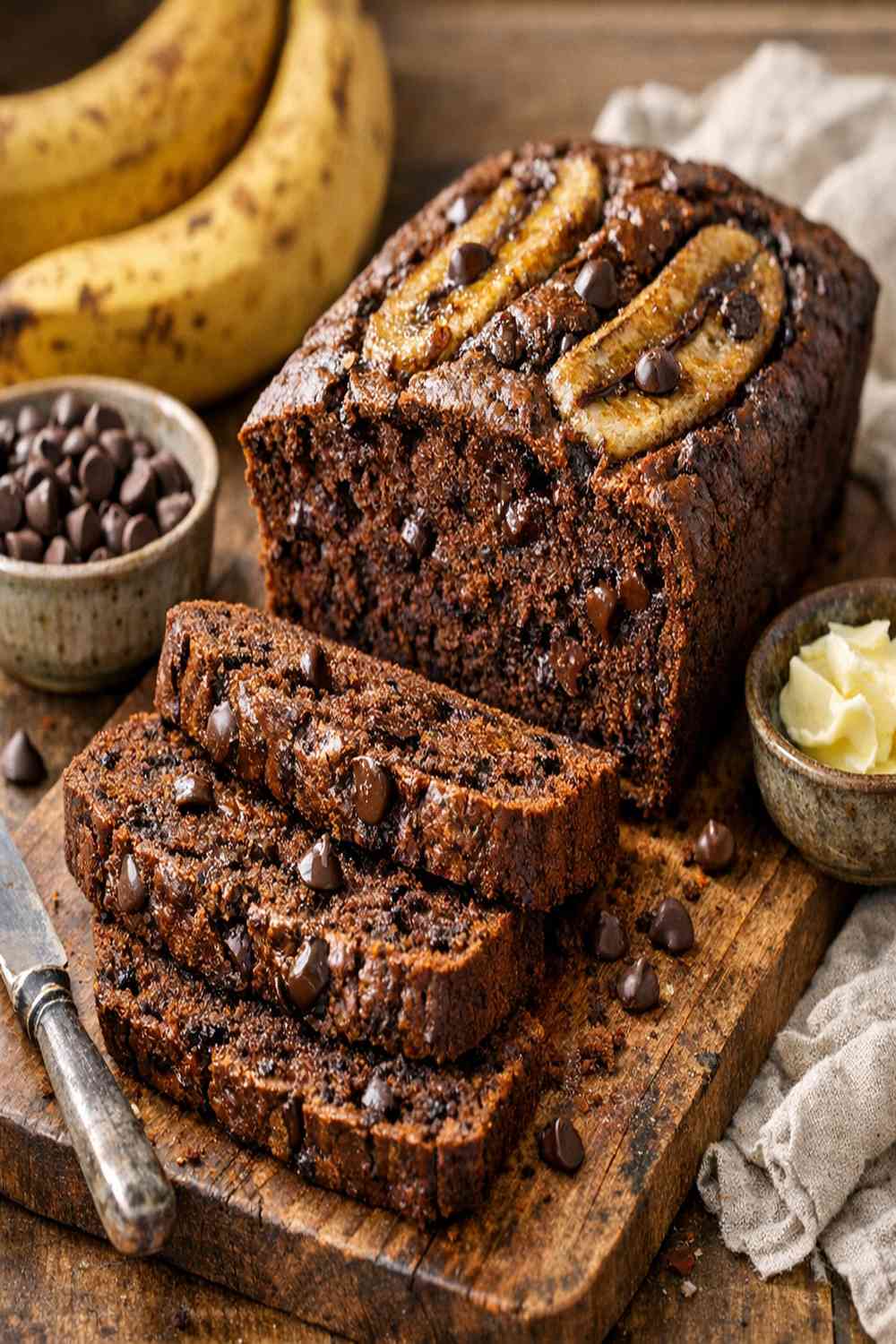 Chocolate Banana Bread Recipe