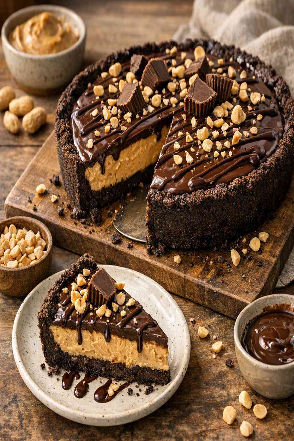 Chocolate Peanut Butter Pie Recipe