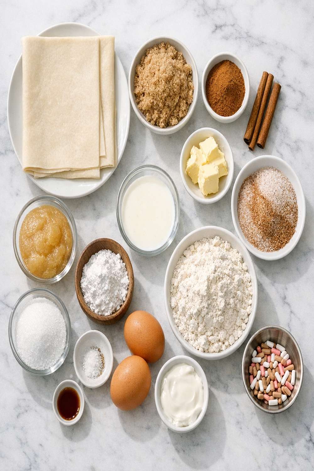Cinnamon Pop Tart Recipe ingredients