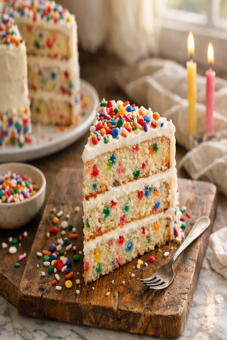 Confetti Birthday Cake Recipe