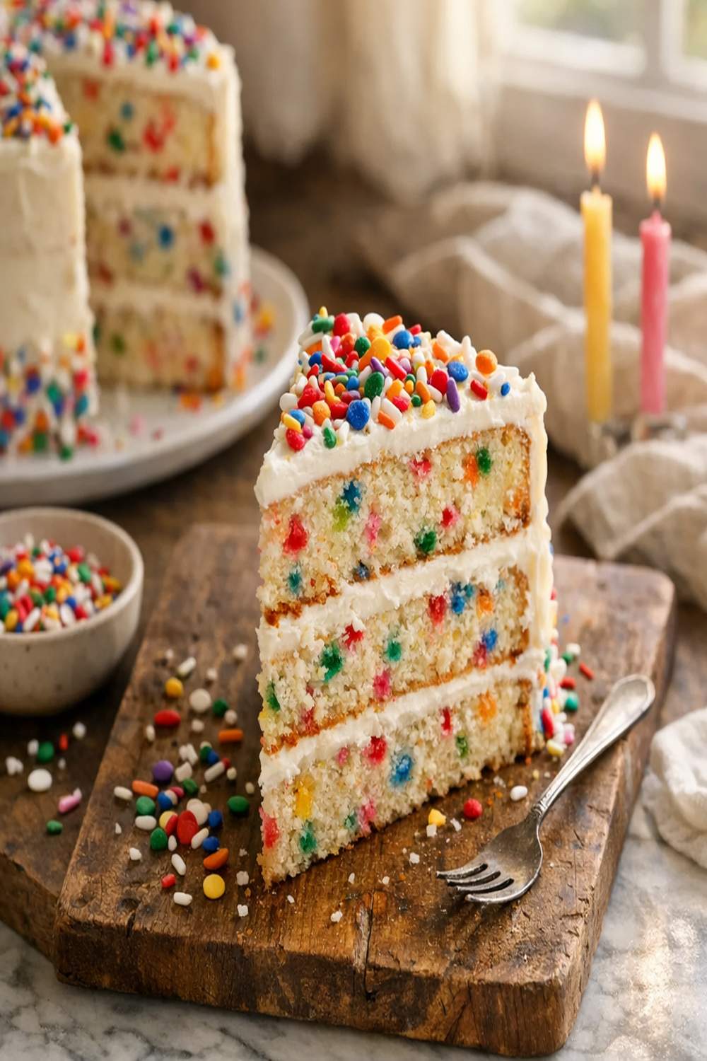 Confetti Birthday Cake Recipe