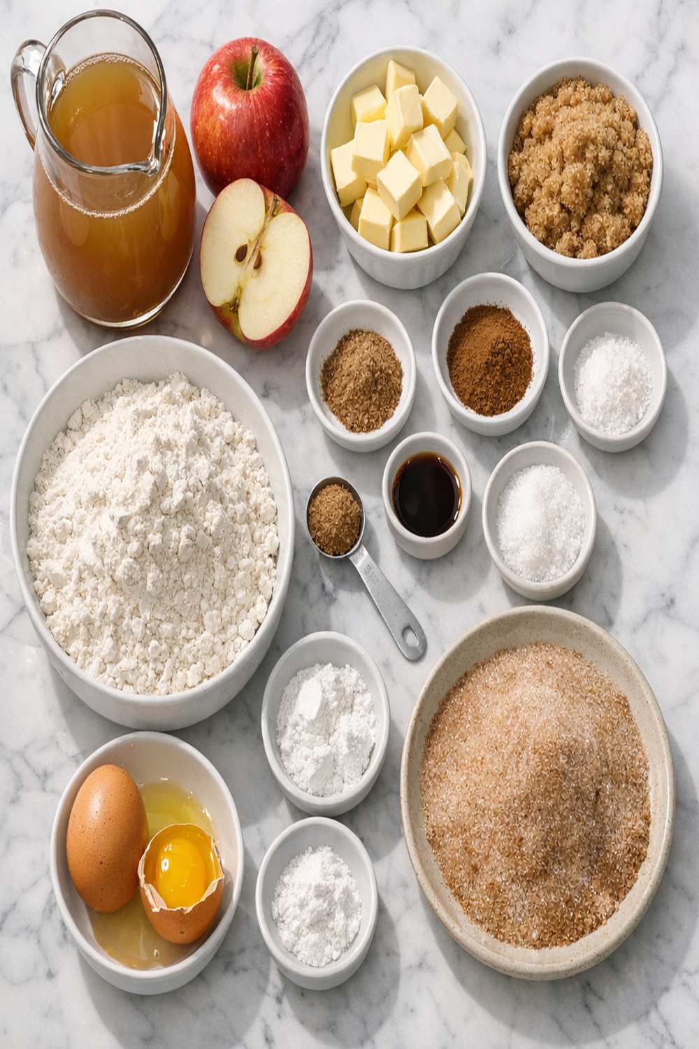 Easy Cider Donut Recipe ingredients