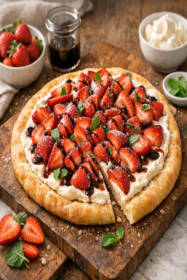 Easy Strawberry Pizza Recipe