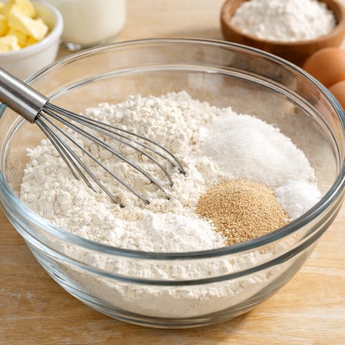 Step 1: Combine Your Dry Ingredients and Activate the Yeast
