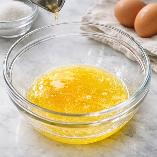 Step 2: Make the Brownie Base—It Starts With Melted Butter