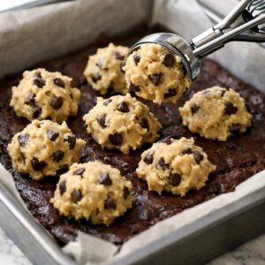 Ultimate Brookie Recipe Brownie Cookie step 7