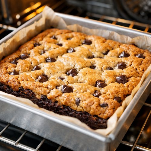 Step 8: Bake Both Layers Together (25 More Minutes)